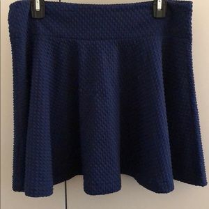 Textured skater skirt